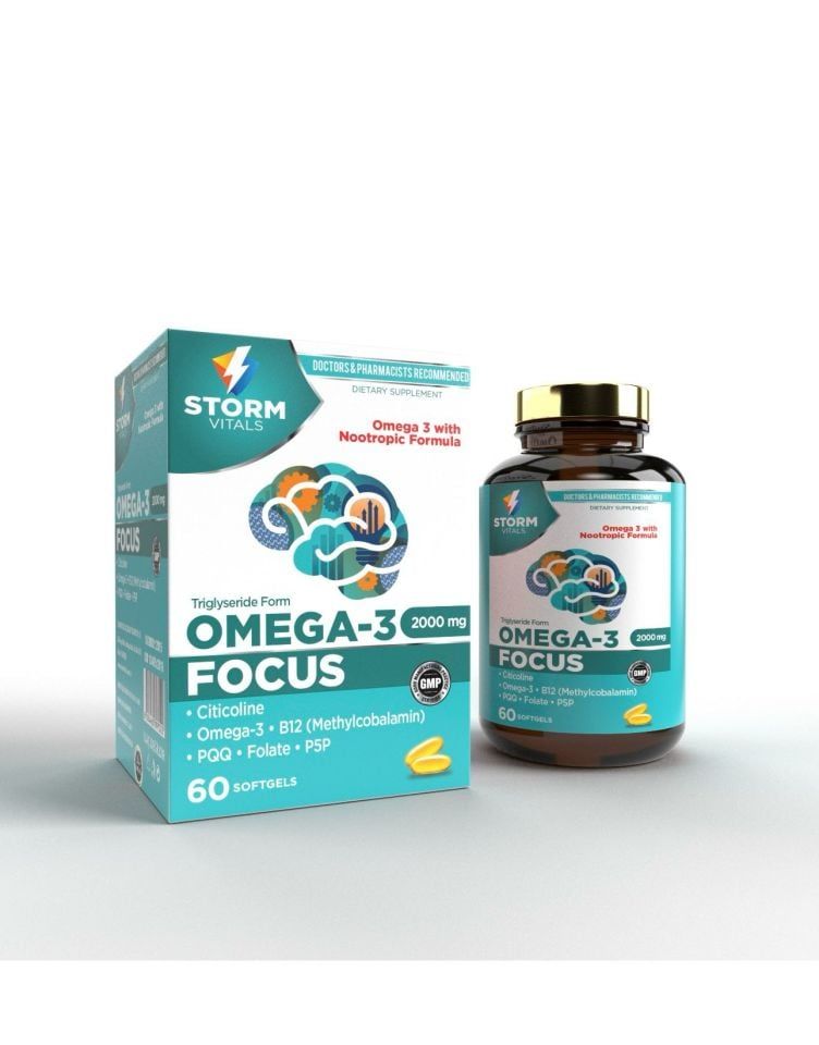 Storm Omega-3 2000mg Focus 60 Softjel