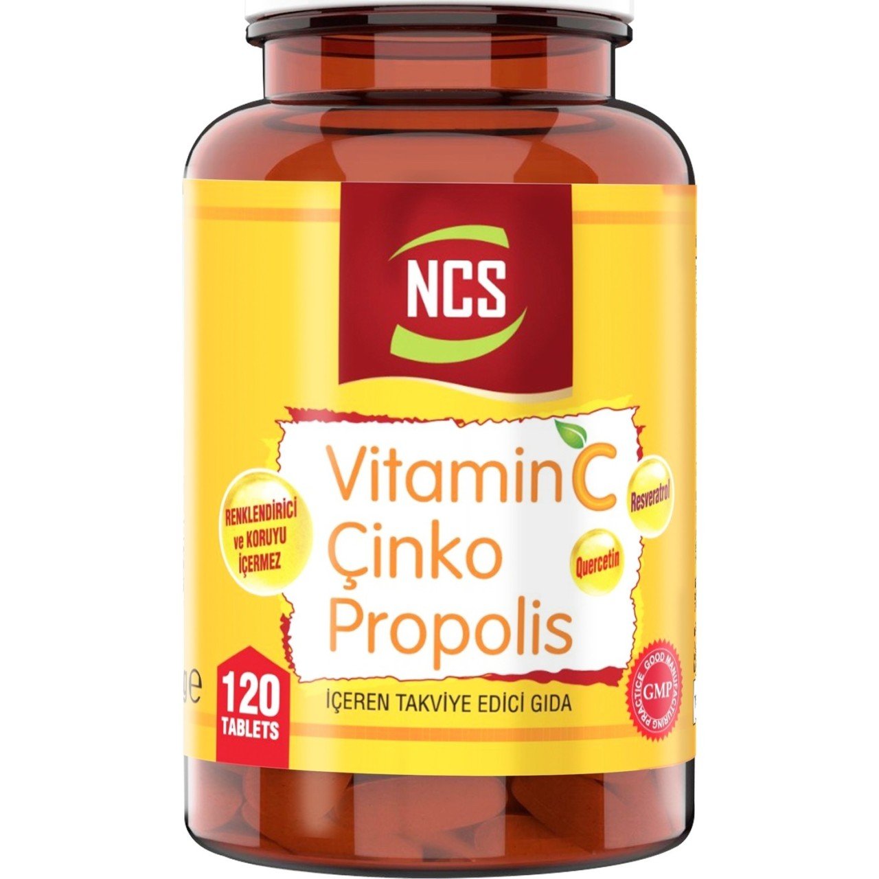 Ncs C Vitamini Çinko Propolis Quercetin Resveratrol 120 Tablet