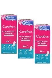 Carefree Cotton Feel Normal Günlük Ped 20'li 3 Adet