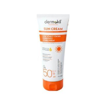 Dermokil Sun Cream - Çok Yönlü Yüksek Koruyucu Güneş Kremi SPF50 75 ml
