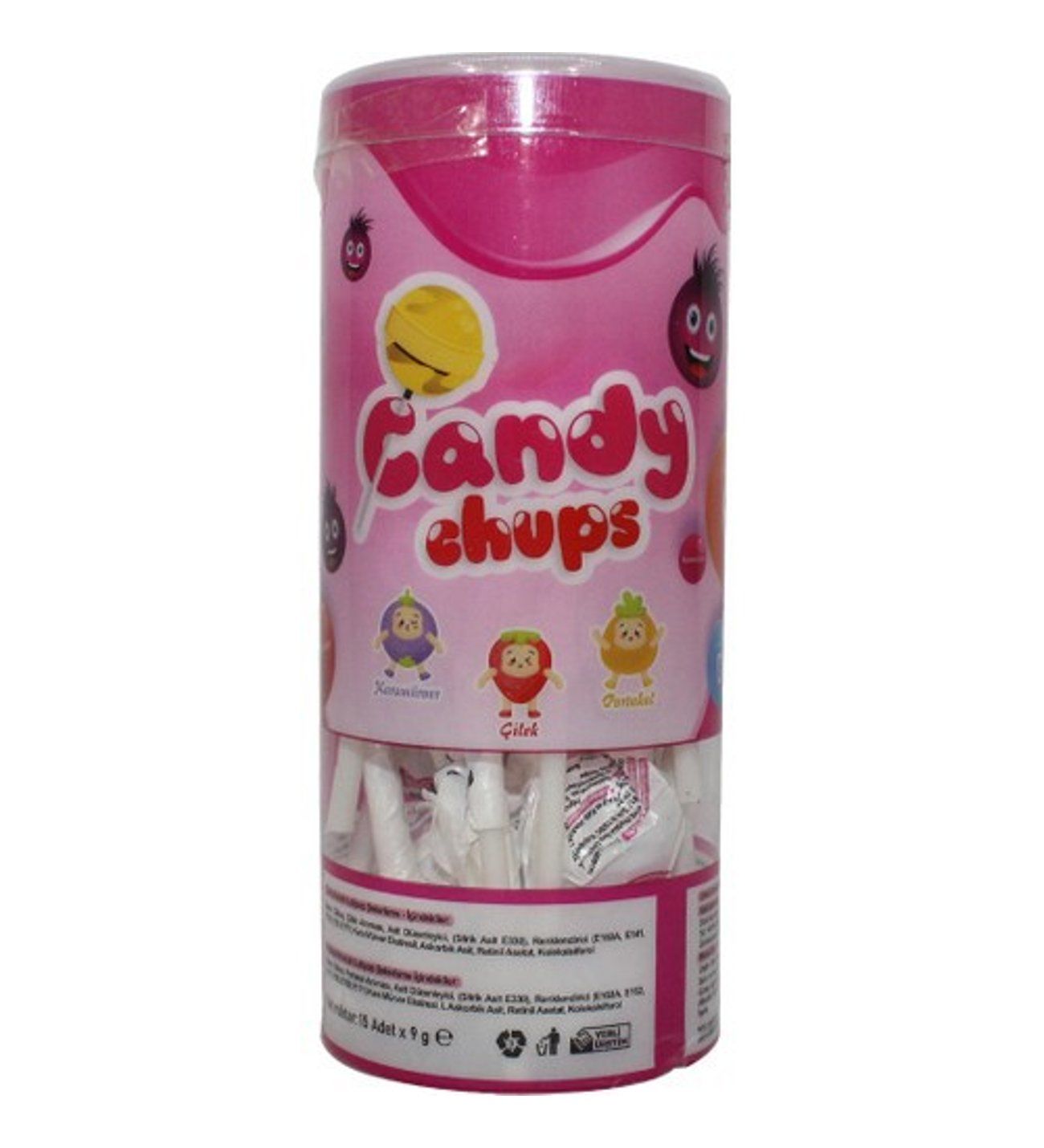 Candy Chups Vitaminli Lolipop 15 Adet