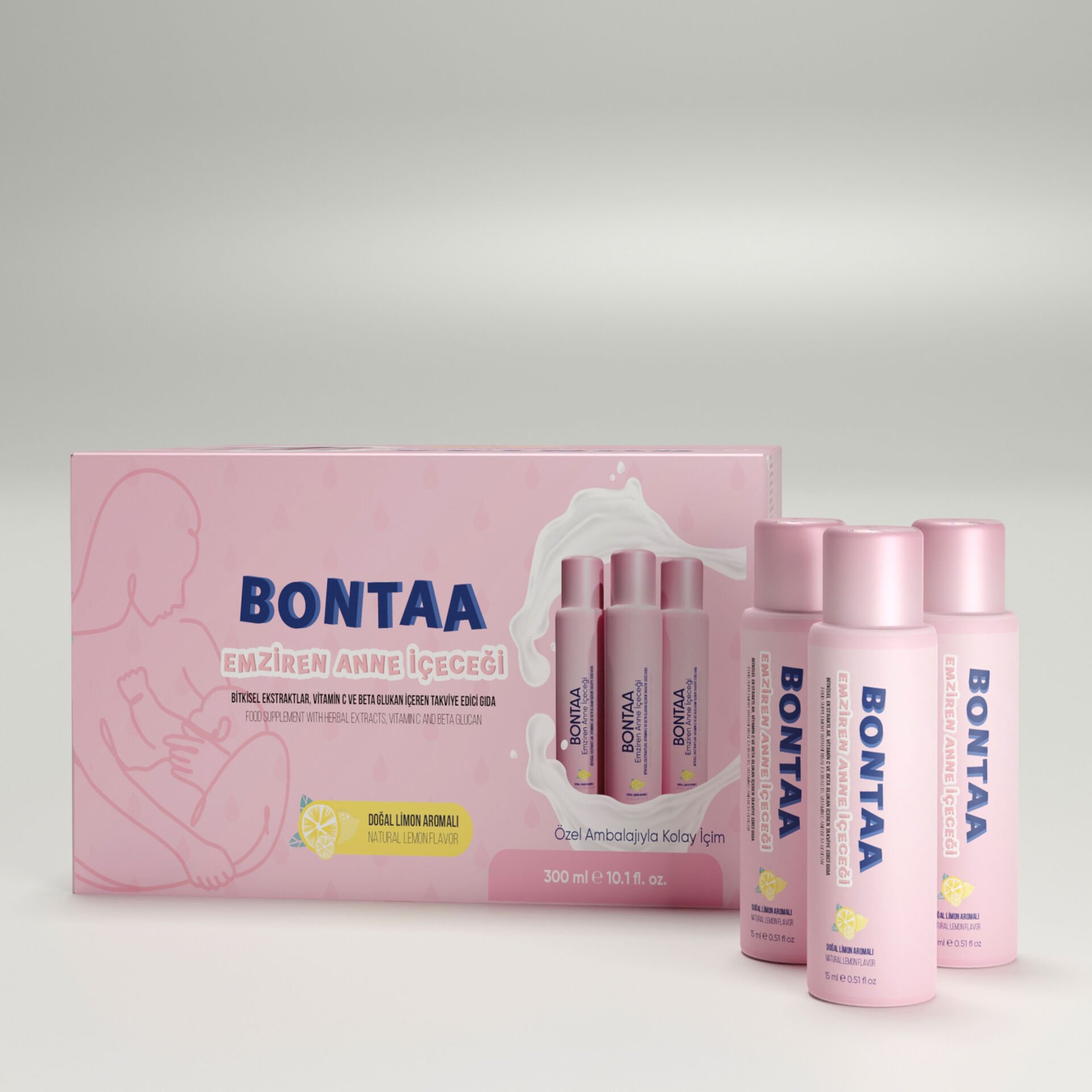 Bontaa Emziren Anne İçeceği 300 ml - 15 ml'lik 20 Adet