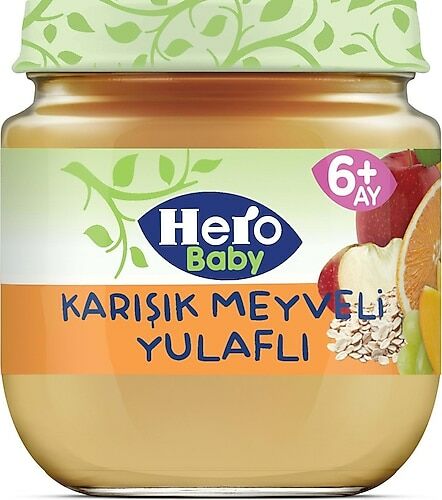 Hero Baby Yulaflı Karışık Meyveli Kavanoz Maması 120 gr