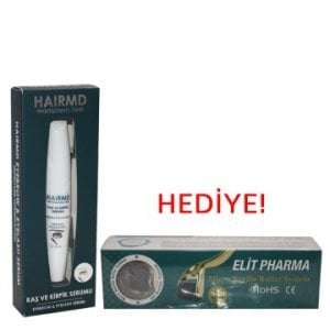 3 Adet Hairmd Kaş ve Kirpik Serumu 10ml Alana Micro Needle Dermoroller Hediye