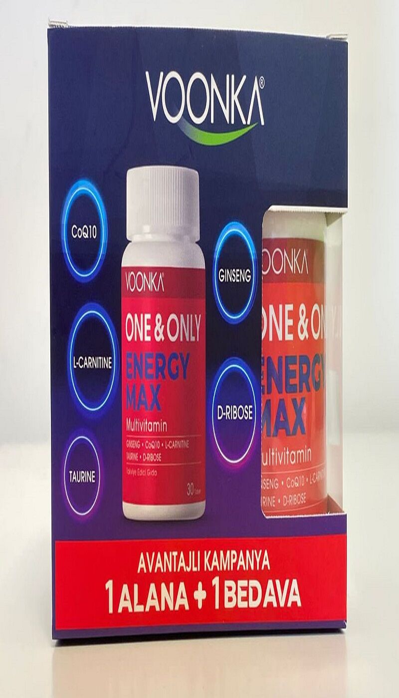 Voonka One&Only Energy Max Kofre Kutu 1+1