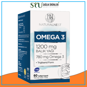 Natural Nest Omega 3 Balık Yağı 1200 Mg 30 Kapsül Takviye Edici Gıda