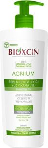 Bioxcin Acnium Sebum Dengeleyici Yüz Yıkama Jeli 500 ml + Sebum Dengeleyici Nemlendirici Krem 50 ml