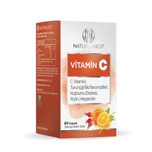 Natural Nest Vitamin C 500 mg 60 Kapsül