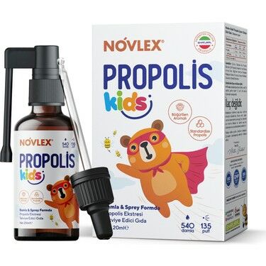 Novlex Kids Propolis Ekstresi Sprey & Damla 20 ml