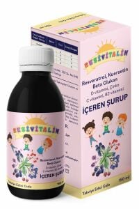 Resivitalin Resveratrol Kuersetin Beta Glukan D Vitamini İçeren Şurup 150 ml