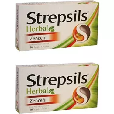 Strepsils Herbal Zencefil 16 Pastil - 2 Adet