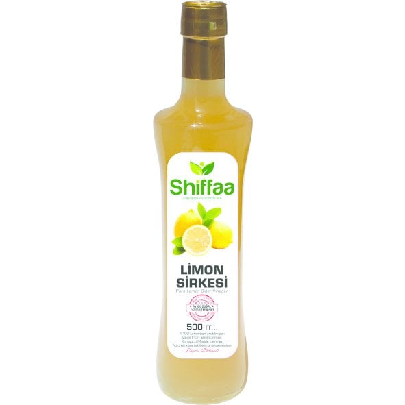 Limon Sirkesi 500 Ml Shiffaa İcilebilir