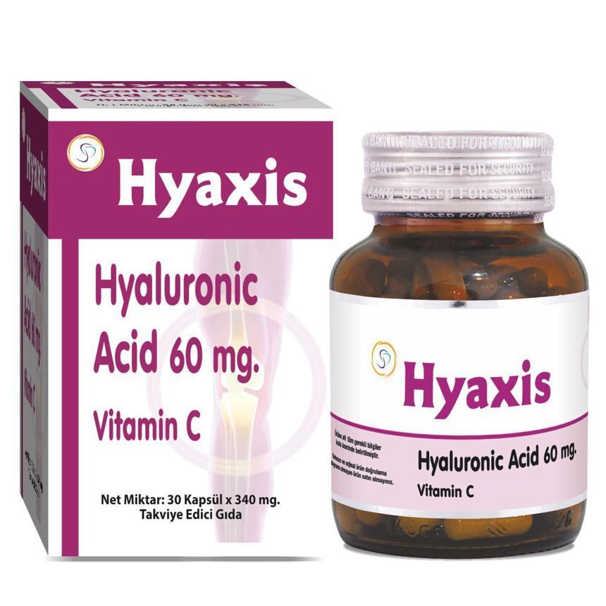 Hyaxis Hyalüronik Asit & Vitamin C 30 Kapsül x 340 mg