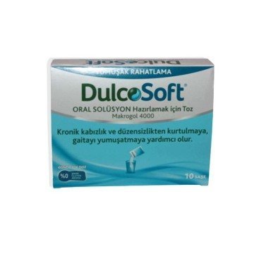 DulcoSoft Oral Solüsyon İçin 10 Adet Toz Şase