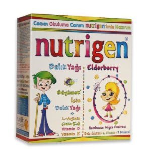 Nutrigen Balık Yağı Şurup 200 ml + Eldenberry 200 ml Kofre