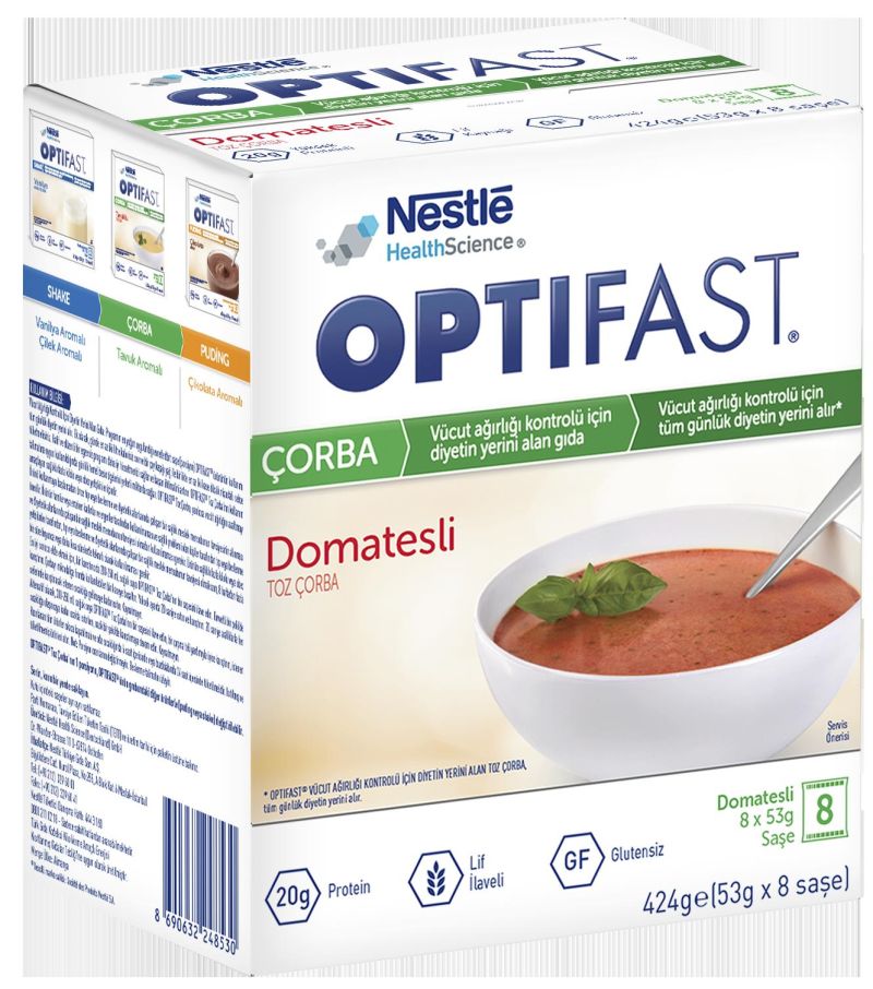 Optifast Domatesli Çorba 58 gr x 8 Saşe