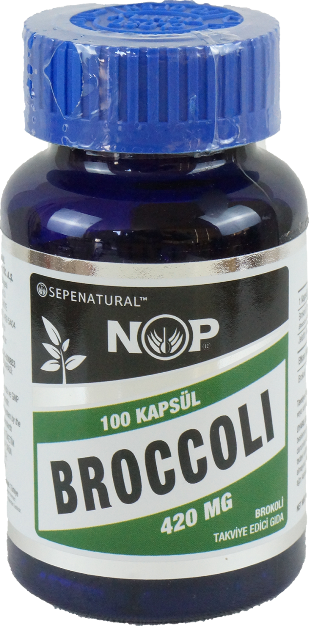NOP Brokoli Takviye Edici Gıda 100 Kapsül Broccoli