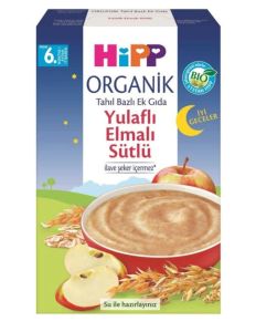 Hipp İyi Geceler Organik Yulaflı Elmalı 6+ Ay Kaşık Maması 250 gr - 4 Adet