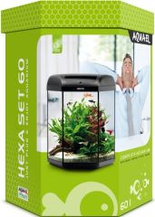 Aquael Hexa Set 60 SEHPALI (SİYAH)