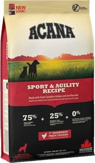 Acana Heritage Sport Agility Köpek Maması 17kg (Fazla Hareketli Köpekler için)