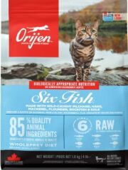 Orijen Six Fish Balık Etli Tahılsız Kedi Maması 1,8 kg