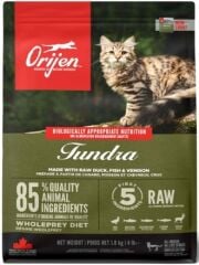 Orijen Tundra Kedi Maması 1.8kg (Tüm Irklar ve Yaşam Evresi)