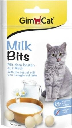 GimCat MilkBits Sütlü Kedi Ödül Tableti 40 g.