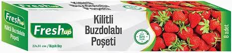 Kilitli Buzdolabı Poşeti 23x31 8 Adetli