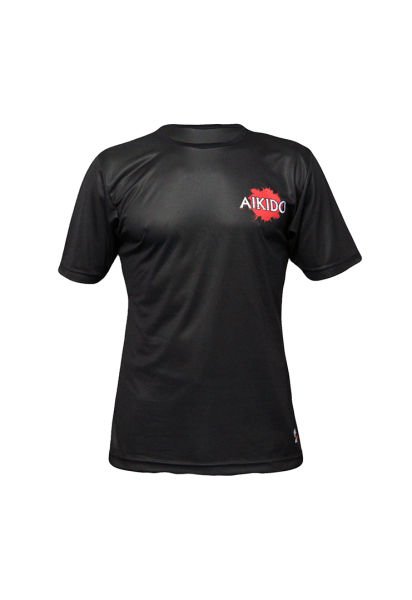 Dosmai Dijital Baskılı Aikido Bisiklet Yaka Spor T-Shirt AIT034 XL