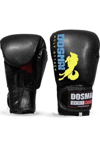 Dosmai Profesyonel Hava Alır Boks Kick Boks Eldiveni EL344 8 oz - Siyah