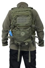 Tactical Outdoor Su Geçirmez Sırt Çantası, Dağcı Çantası 1445 Yeşil