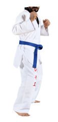 Dosmai Dijital Baskılı Siyah Yaka Hava Alan Antrenman Taekwondo Elbisesi TE041