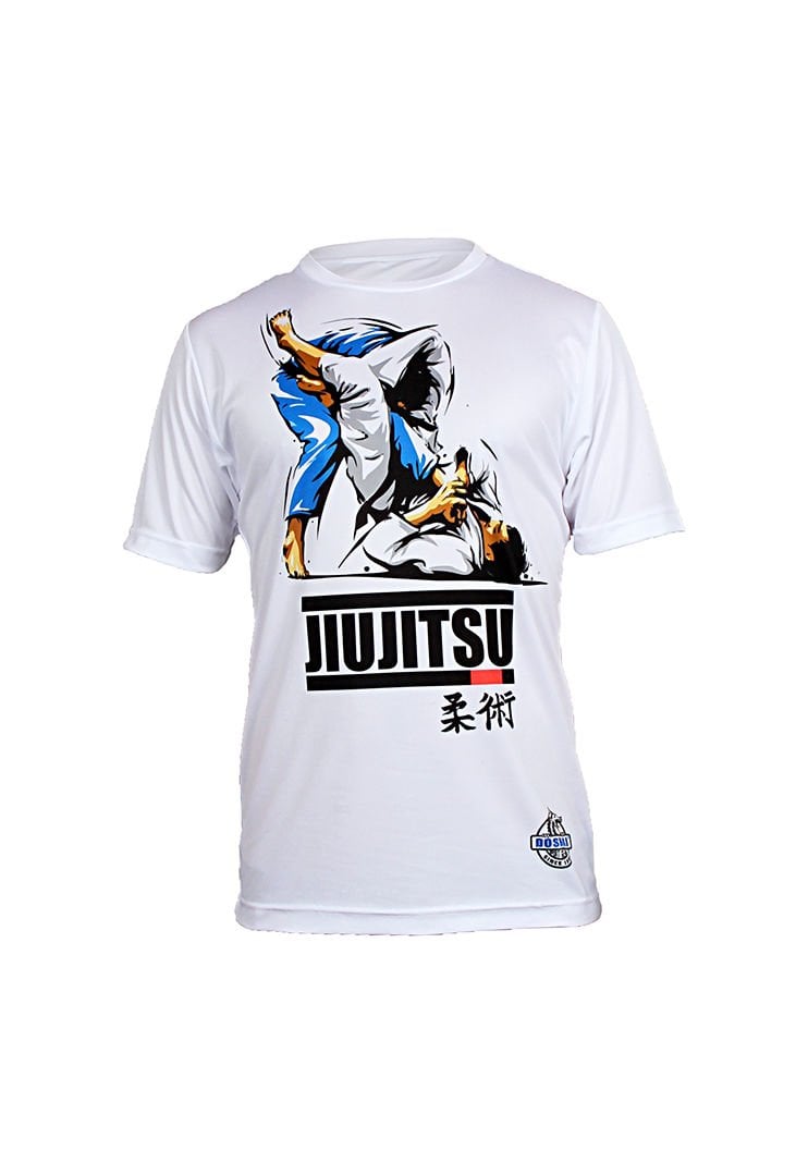 Dosmai Dijital Bask l Jiu Jitsu Bisiklet Yaka Spor T Shirt JIT008