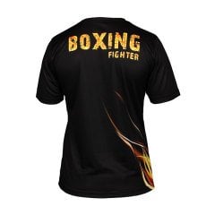 Dosmai Dijital Baskılı Boxing Fighter Bisiklet Yaka Spor T-Shirt BXT072