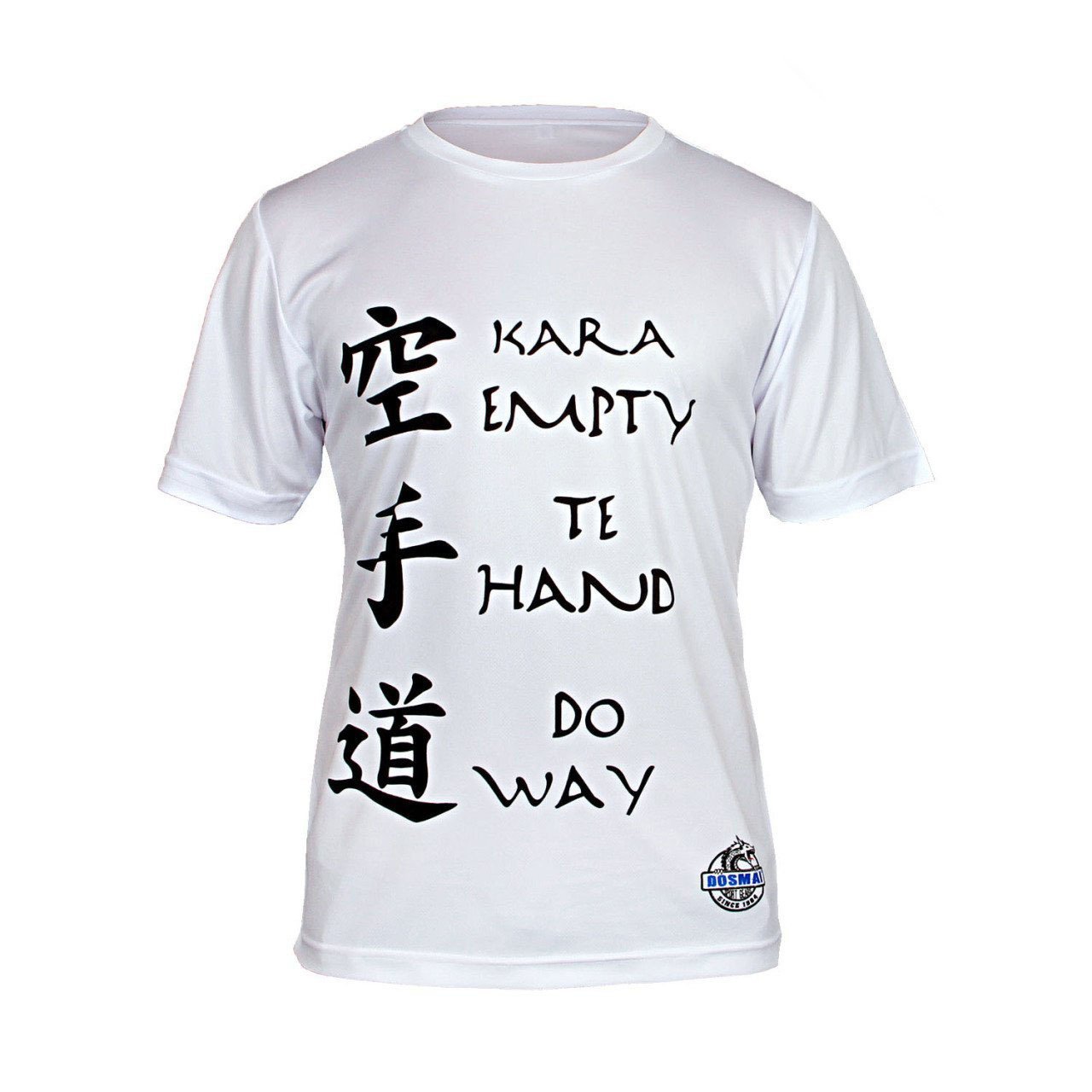 Dosmai Dijital Baskılı Karate Bisiklet Yaka Spor T-Shirt KRT093