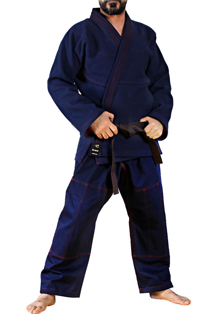 Dosmai  Profesyonel Jijutsu Elbisesi (Astarlı) (Kuşaksız) SB102 160 - Lacivert