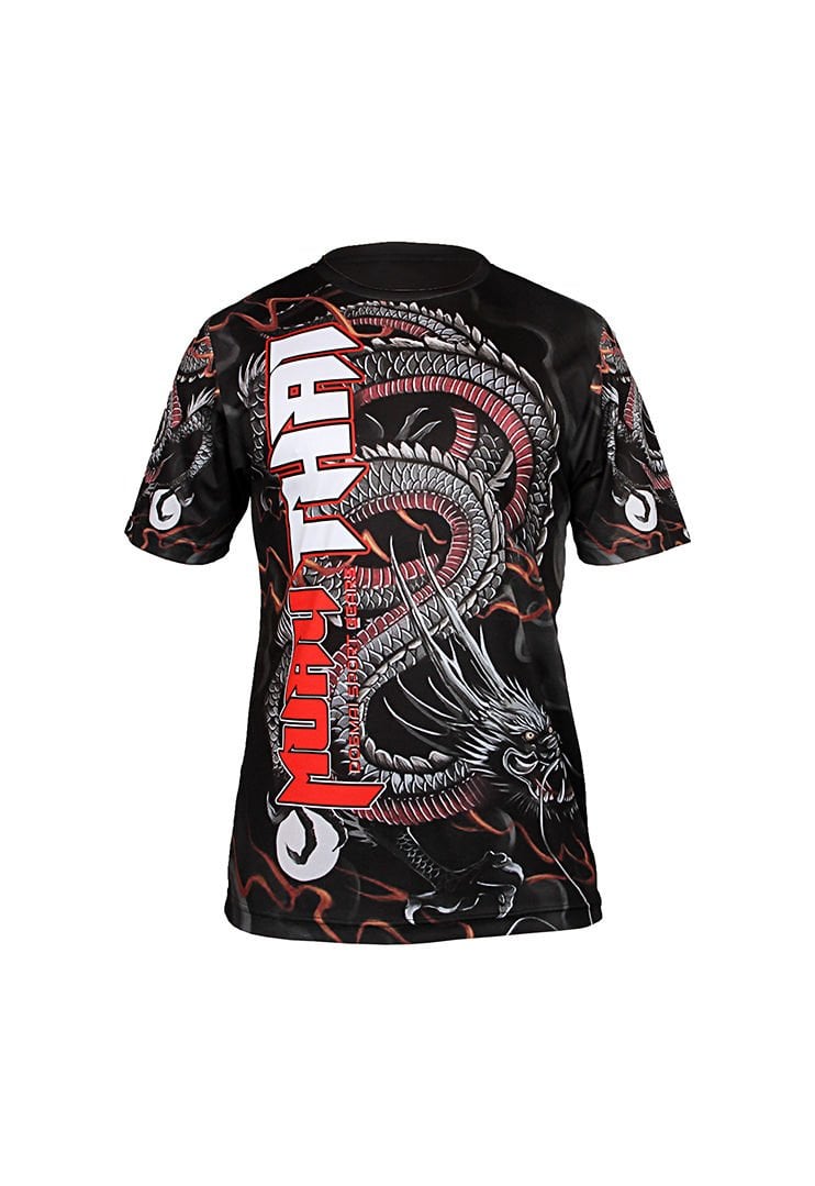 Dosmai Dijital Baskılı Muay Thai Bisiklet Yaka Spor T-Shirt MTT121 2XL