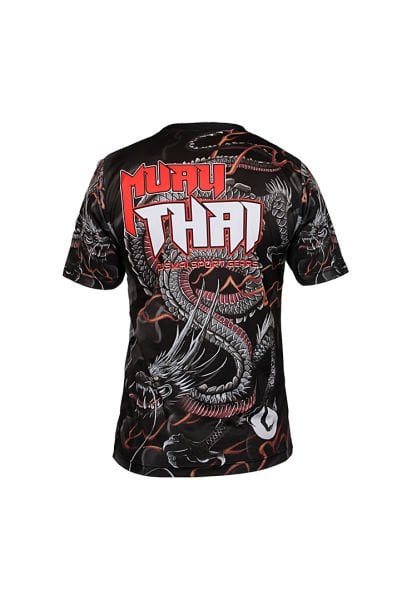 Dosmai Dijital Baskılı Muay Thai Bisiklet Yaka Spor T-Shirt MTT121 2XL