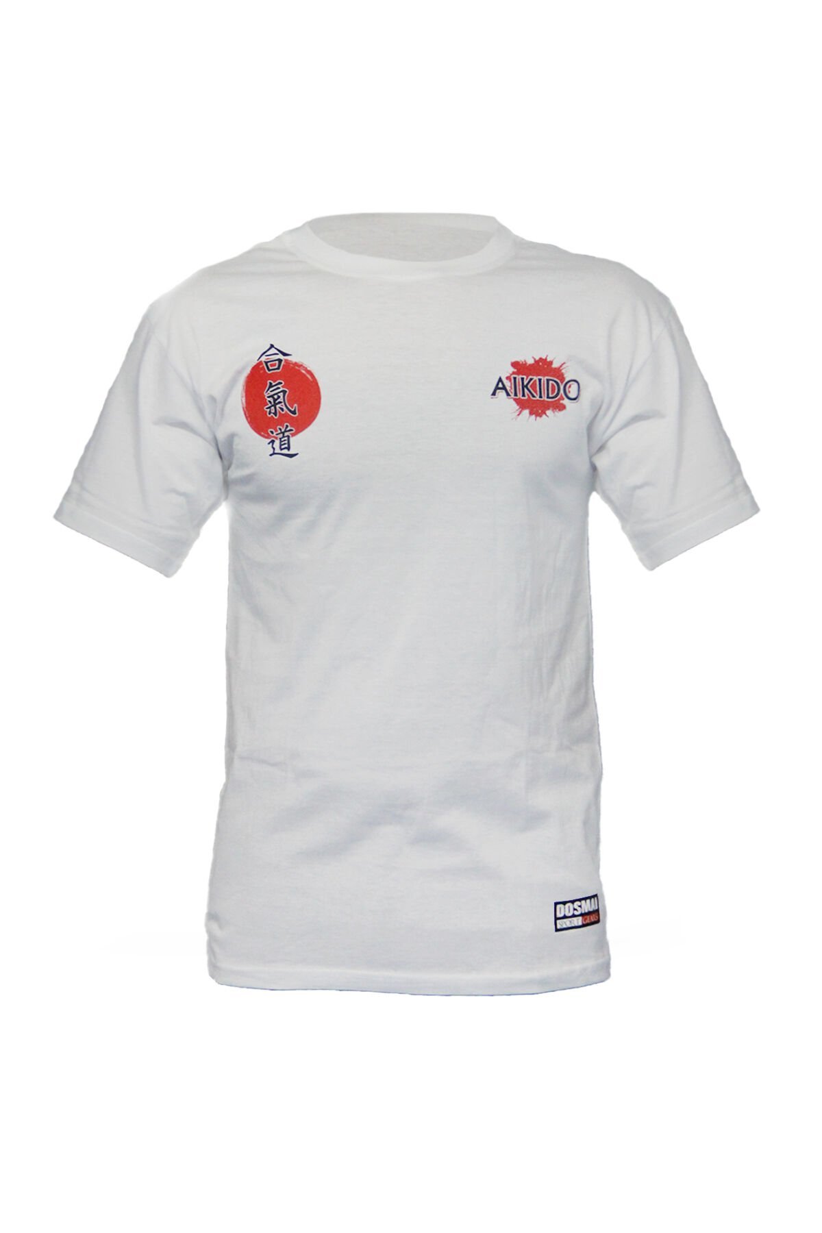 Dosmai Baskılı Aikido Bisiklet Yaka Spor T-Shirt AIT838