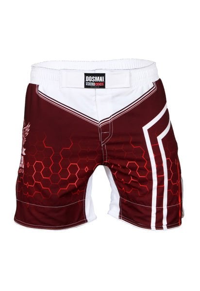 Dosmai Dijital Baskılı Hexagon Mma Spor Şort MMS224 XL - Kırmızı