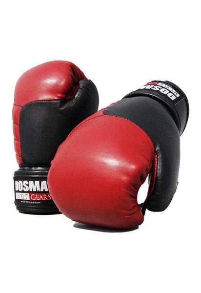 Dosmai Boks Kick Boks Muay Thai Eldiveni EL345 Kırmızı - 8 oz