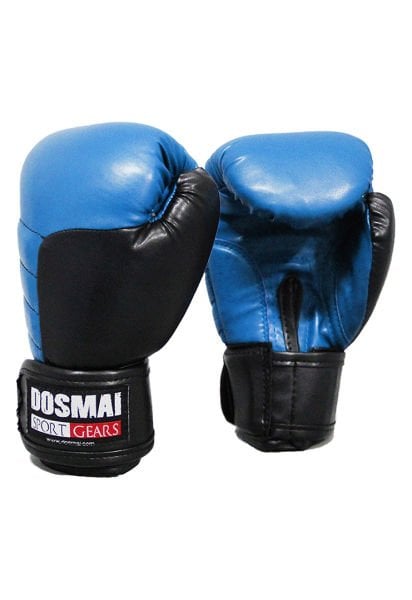 Dosmai Boks Kick Boks Muay Thai Eldiveni EL345 Mavi - 8 oz