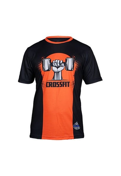 Dosmai Crossfit Dijital Baskılı T-shirt CRT027 Siyah - 2XL