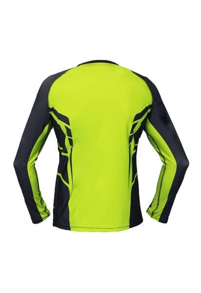 Dosmai Dijital Baskılı Uzun Kollu Long Sleeve Rashguard Spor Shirt RG071 Yeşil - XXL