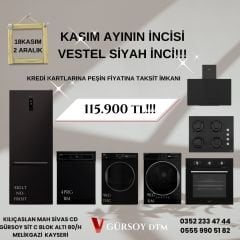 VESTEL SİYAH İNCİ ÇEYİZ SETİ