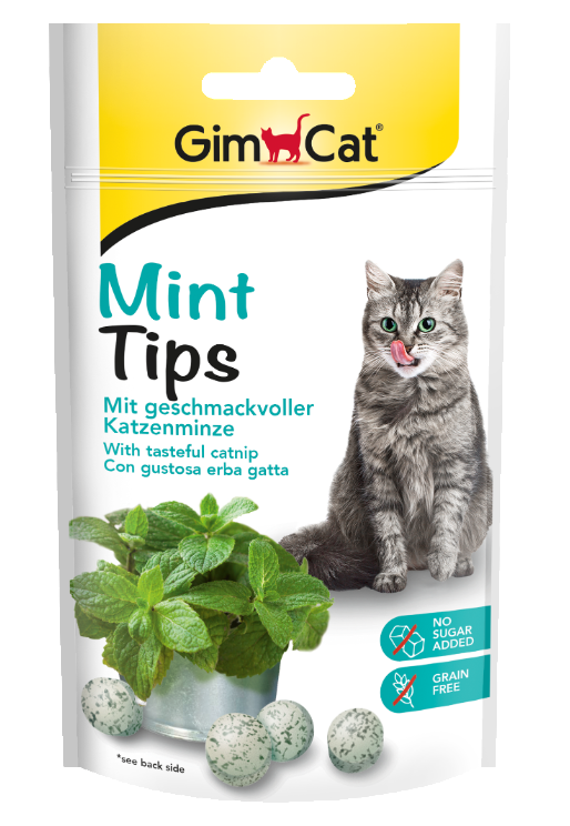 GimCat Mint Tips Ödül Tableti 40gr