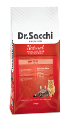 Dr. Sacchi Premium Natural Beef Yetişkin Kedi Maması 15kg