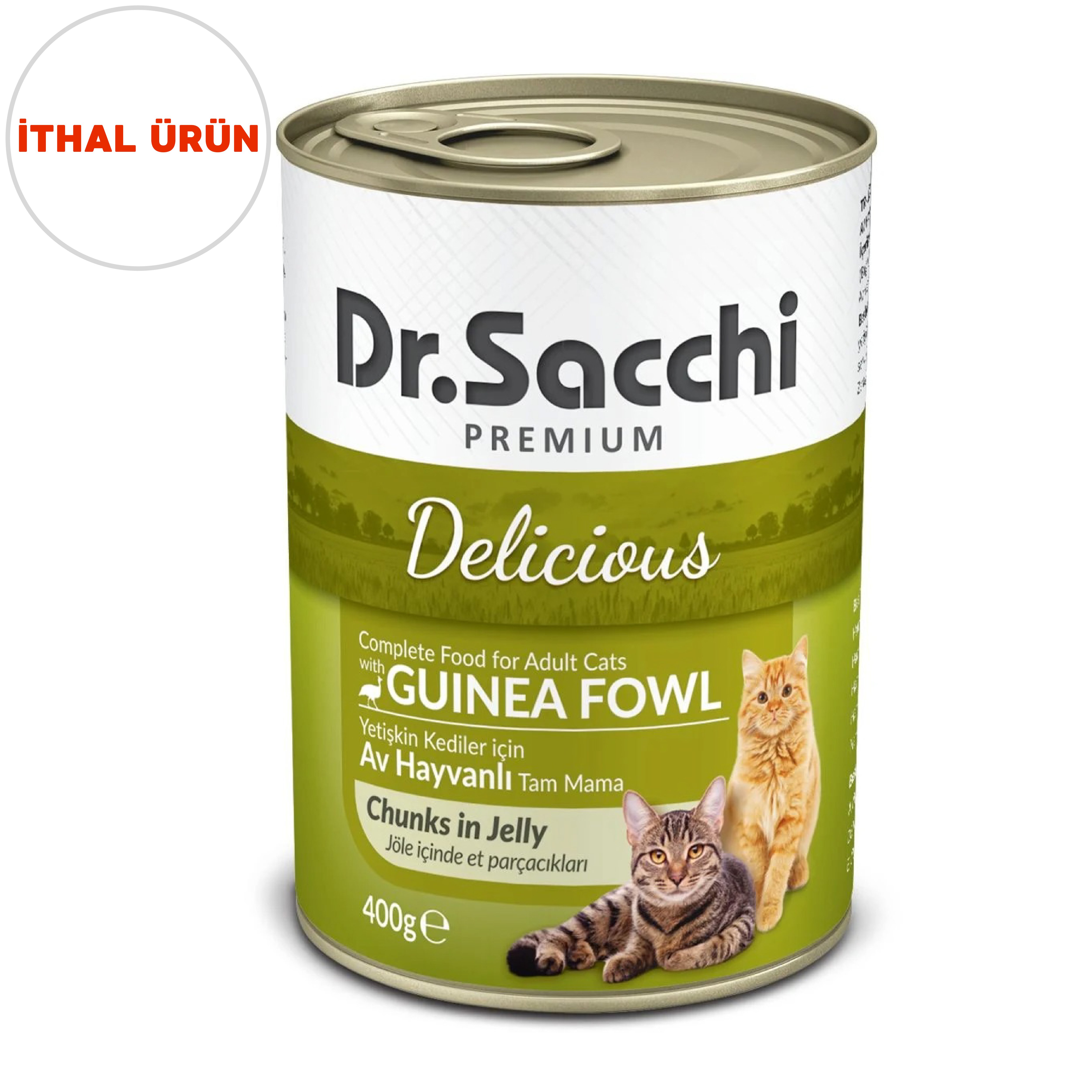 Dr.Sacchi Konserve Kedi Av Hayvanlı 400gr