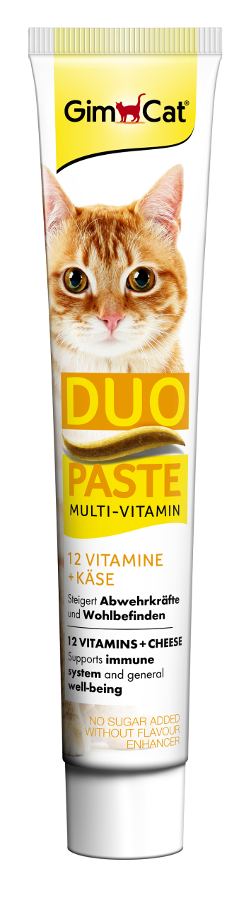 GimCat Multi-Vitamin Duo Paste Peynir + 12 Vitaminli 50gr