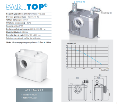 SANİTOP - 1 Klozet+Lavabo  Foseptik Tahliye Cihazı 12Lt